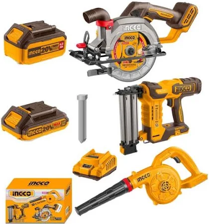 Brad Nailer 50mm + Blower + Cordless Saw  - Cosli240683