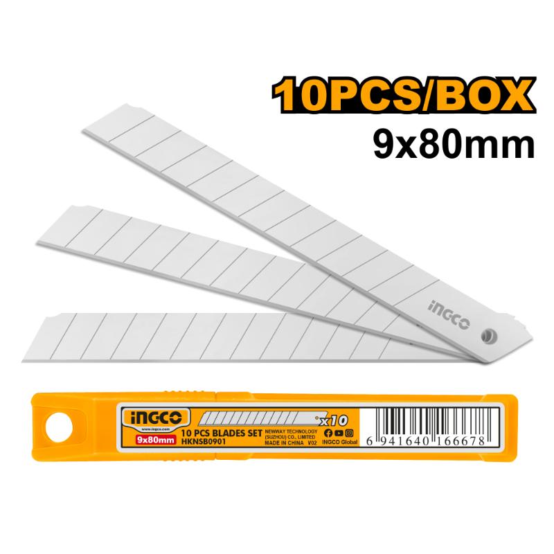 Utility Blade Set Ingco 9x80mm