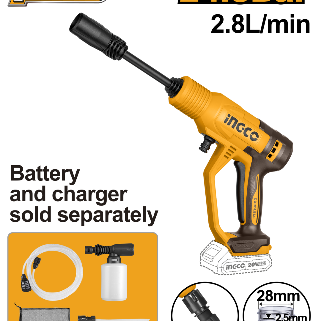 Cordless Pressure Washer 24.8 Bar Cpwli2036