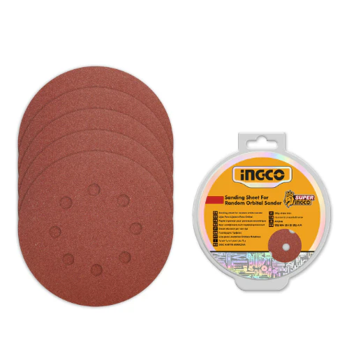 Sanding sheet for random orbital sander