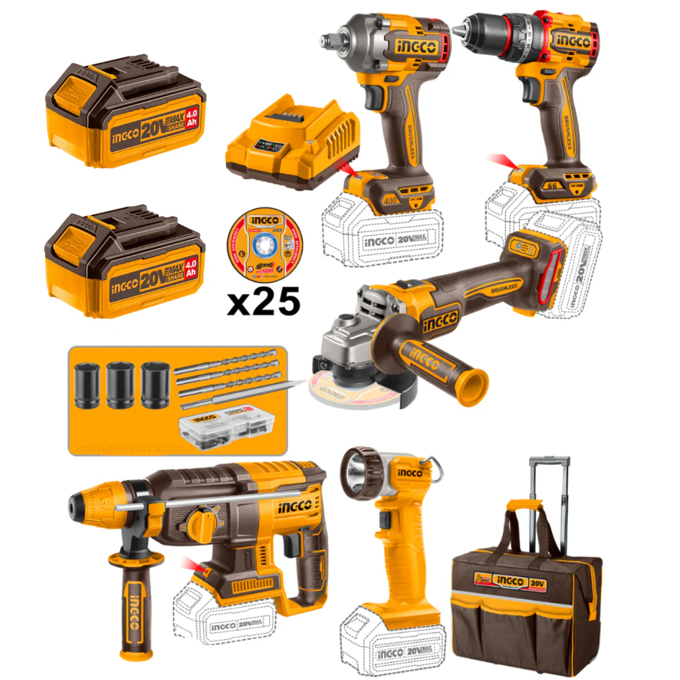 20V 5 In 1 Industrial Combo Kit