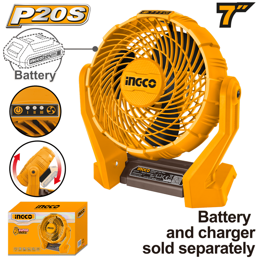 Cordless Fan 7" Cfali2007