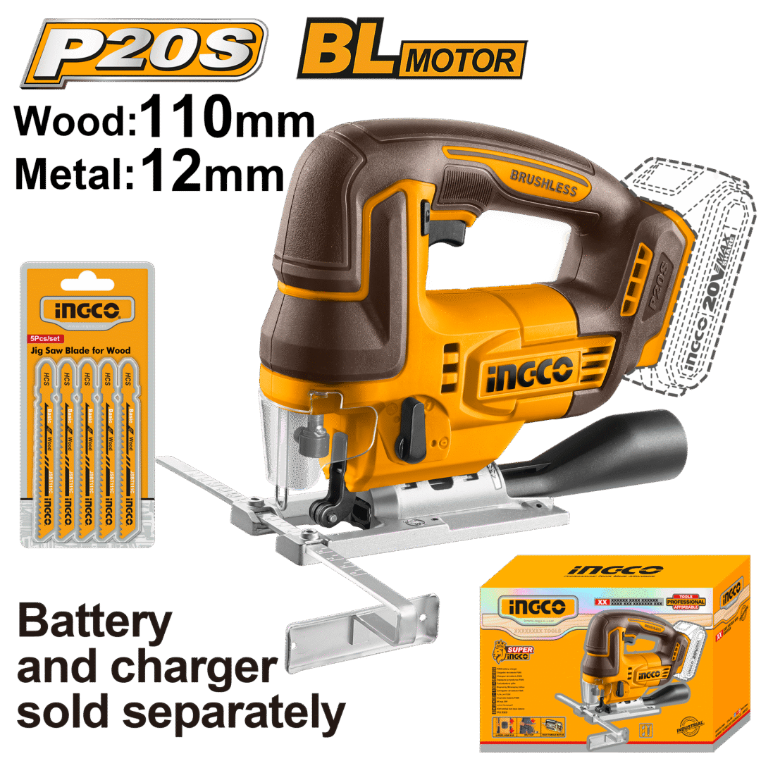 Cordless Jig Saw Brushless 20V Cjsli1008