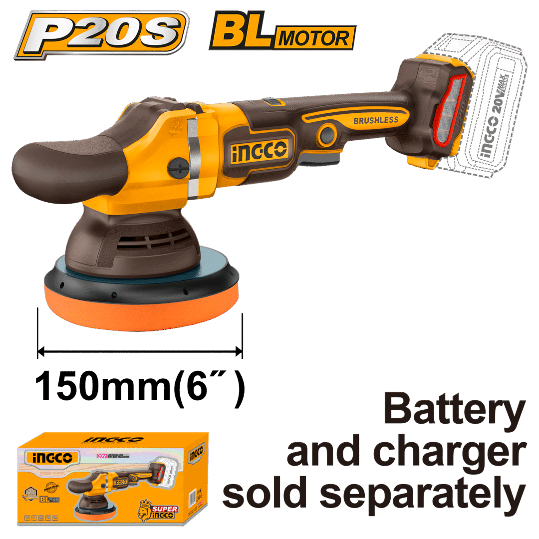 Cordless Polisher 20V Apli2015 150mm Variable Speed