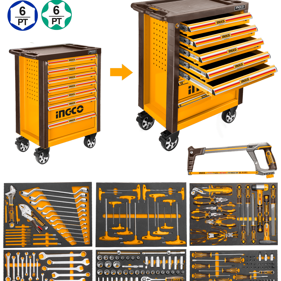328 Pcs Tool Trolley Chest - 7 drawer Htcs273281*****Backorder****