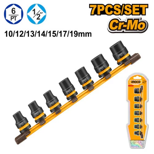 7pc Impact Socket Set 1/2" Hkissd12071