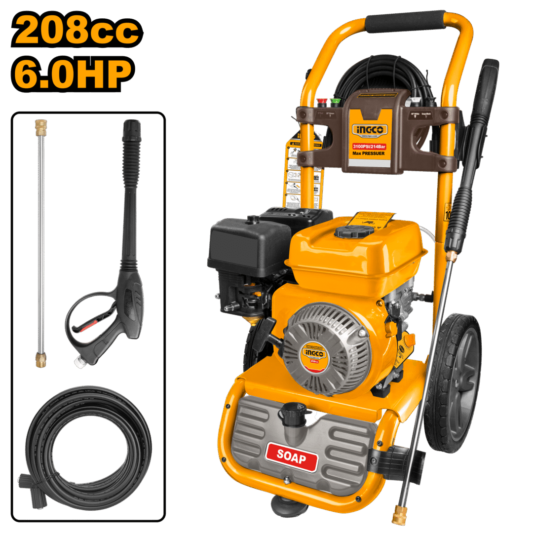 Ingco High Pressure Washer Petrol 208CC Ghpw2003