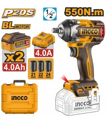 550Nm IMPACT WRENCH KIT P20S Ciwli2055