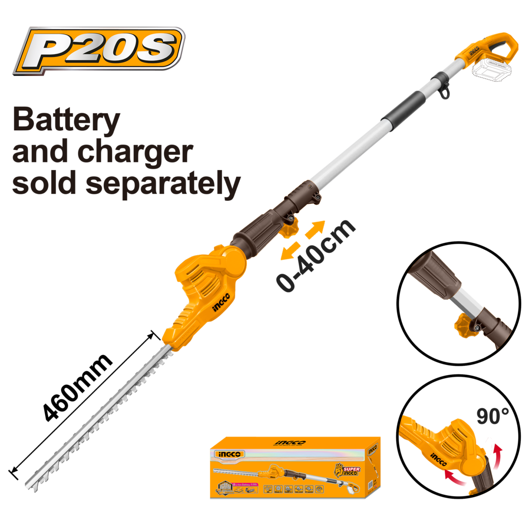 Cordless Pole Hedge Trimmer 20V (Tool only) Cpht201601