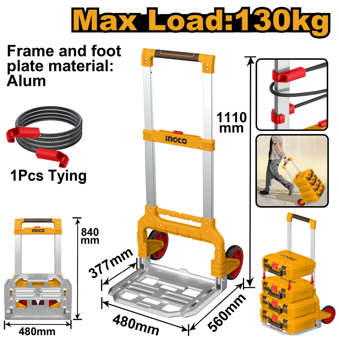 Foldable Stackable Box Trolley (Max Load 130KG) Hhwb61201
