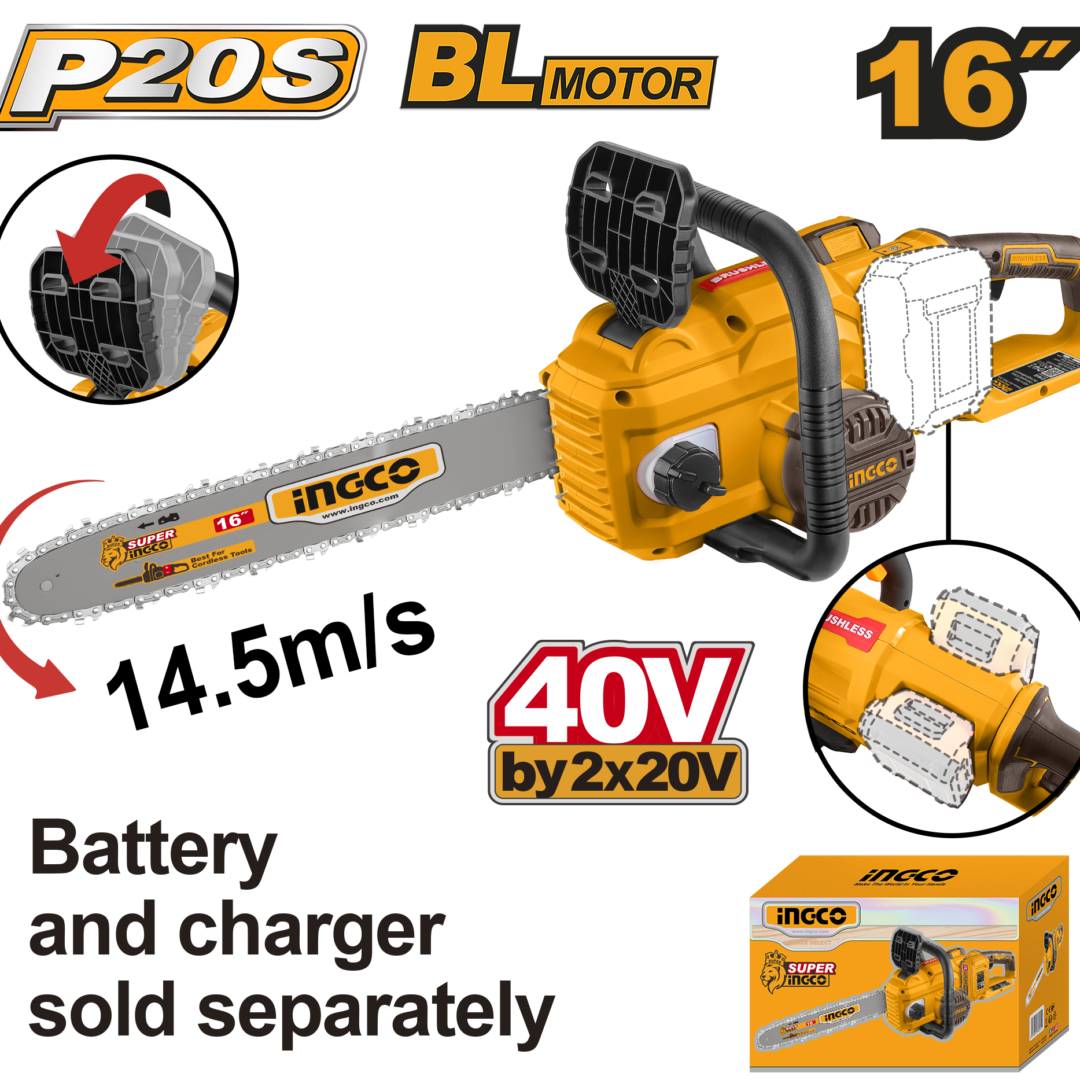 INGCO 40V CHAINSAW Cgsli40168