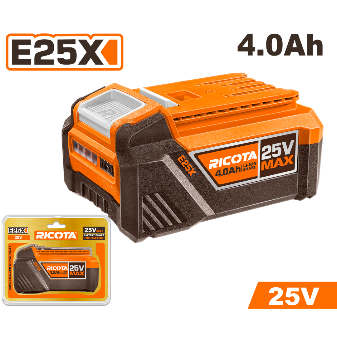 RICOTA 25V 4.0AH BATTERY