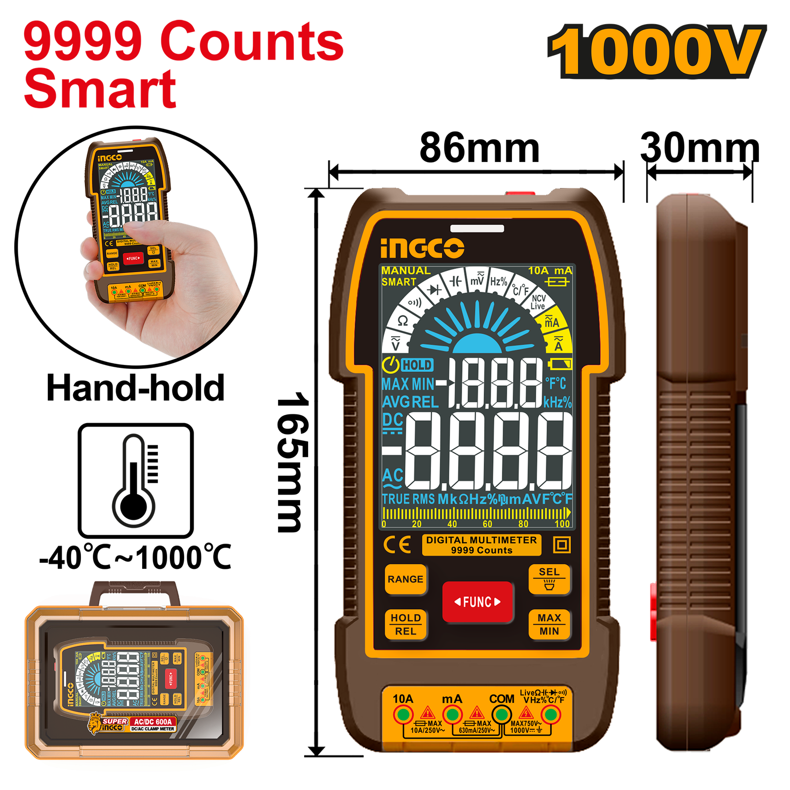 Electrical Tester Multimeter 9999C DM110004